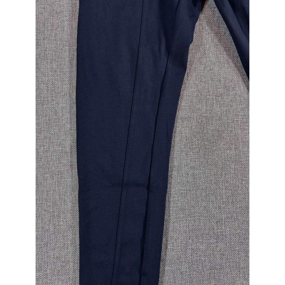 Jockey Leggings Sueded Interlock Pintuck Pocket Crop Navy Blue Womens Size XS - Picture 5 of 11
